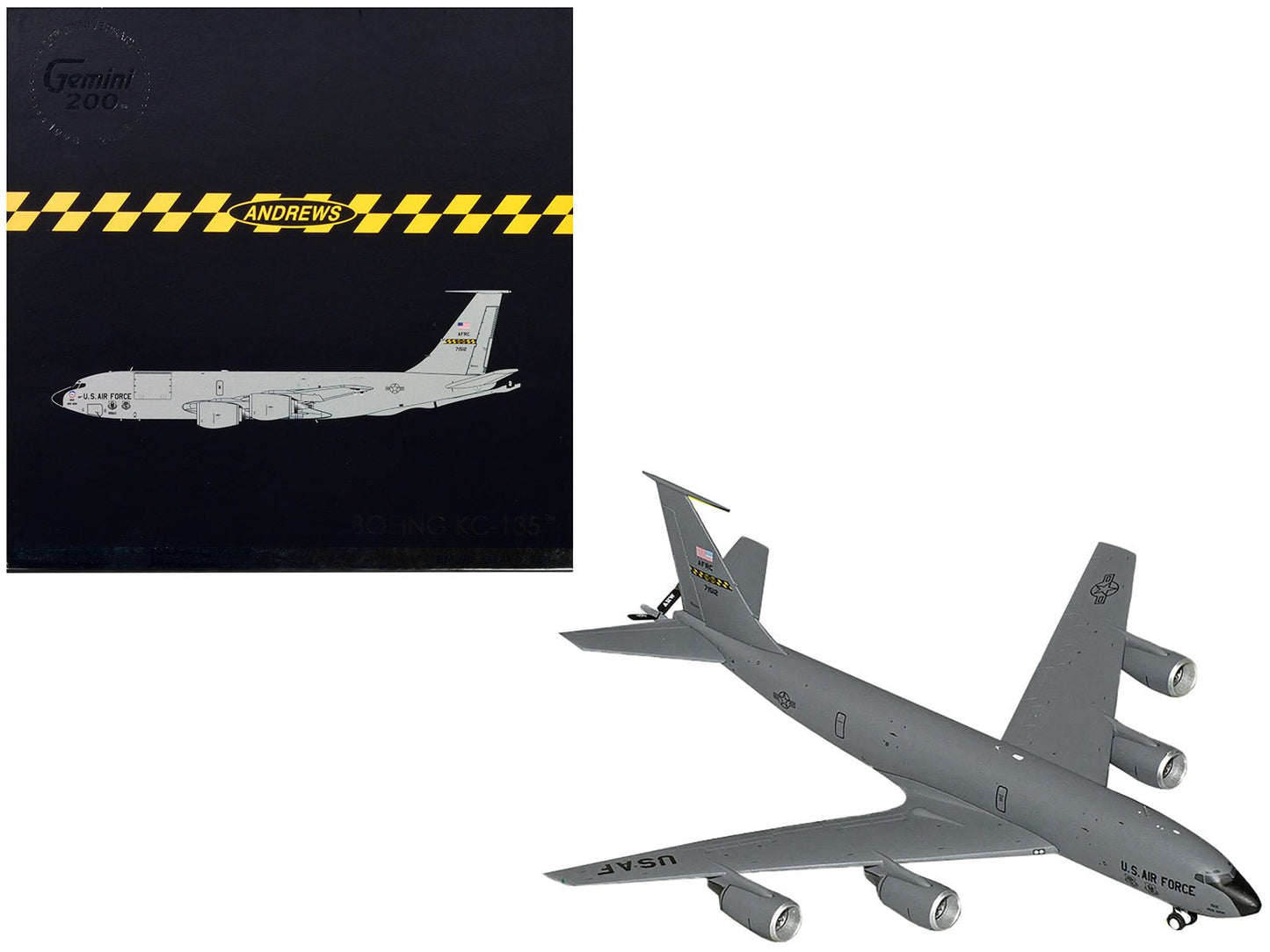 Boeing KC-135 Stratotanker Tanker Aircraft "459th ARW 756th ARS Andrews Air Force Base" United States Air Force "Gemini 200" Series 1/200 Diecast Model Airplane by GeminiJets  free shipping USA