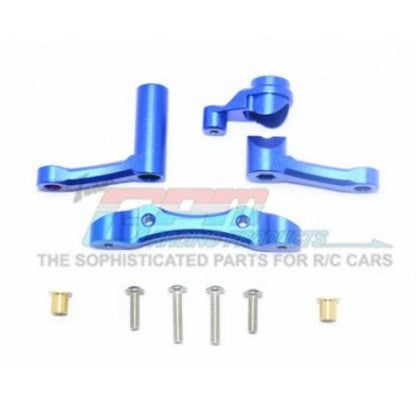 GPM RACING BR048-BLUE ALUMINUM STEERING LOSI BAJA REY ROCK REY