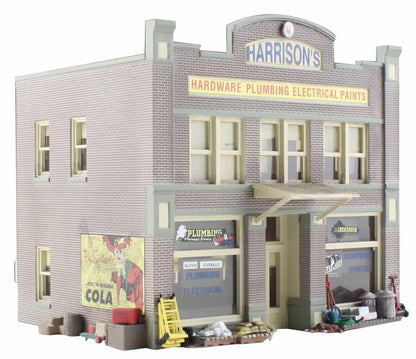 Woodland Scenics BR4921 N Harrison's Hardware Structure  Built-&-Ready