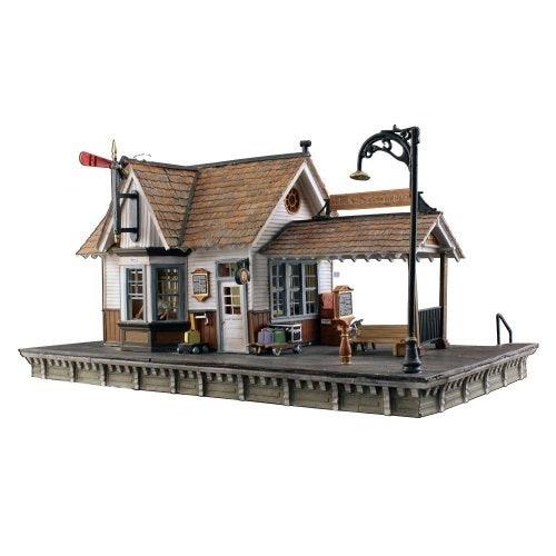 Woodland Scenics BR4942 N Scale The Depot Built-&-Ready w LED Lighting Structuer