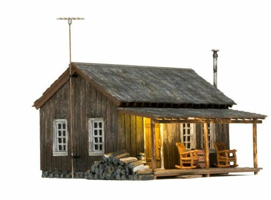 Woodland Scenics BR5065 HO Just Plug Built-&-Ready Rustic Cabin