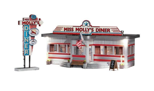Woodland BR4956 N scale Miss Molly's Diner