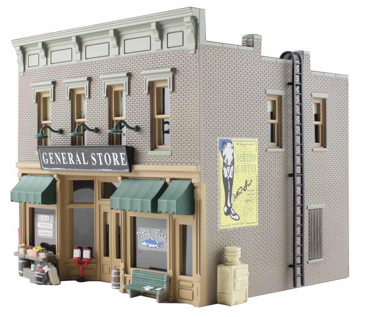 Woodland Scenics BR5841 O Lubener's Gen Store Structure Built-&-Ready