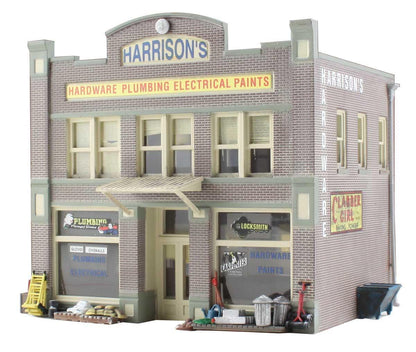 Woodland Scenics HO Harrisons Hardware Built-&-Ready Structure