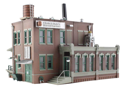 Woodland Scenics BR5026 HO Clyde & Dale's Barrel Factory Structure Built-&-Ready