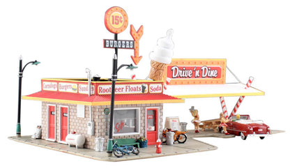 Woodland Scenics BR5029 HO Drive 'N Dine Structure  Built-&-Ready