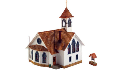 Woodland Scenics BR5041 HO Community Church Structure  Built-&-Ready