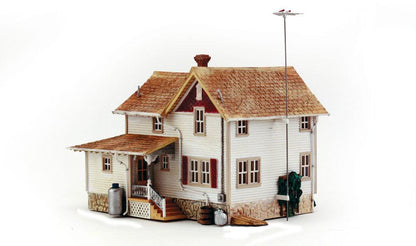 Woodland Scenics BR5046 HO Corner Porch House Structure  Built-&-Ready