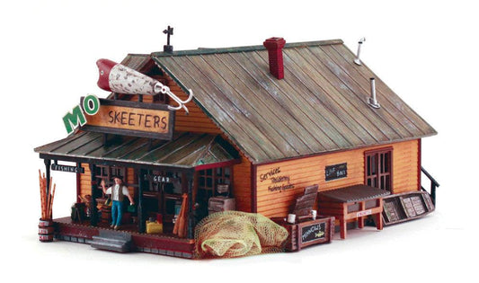 Woodland Scenics BR5047 HO Mo Skeeters Bait/Tackle Built-&-Ready Structure