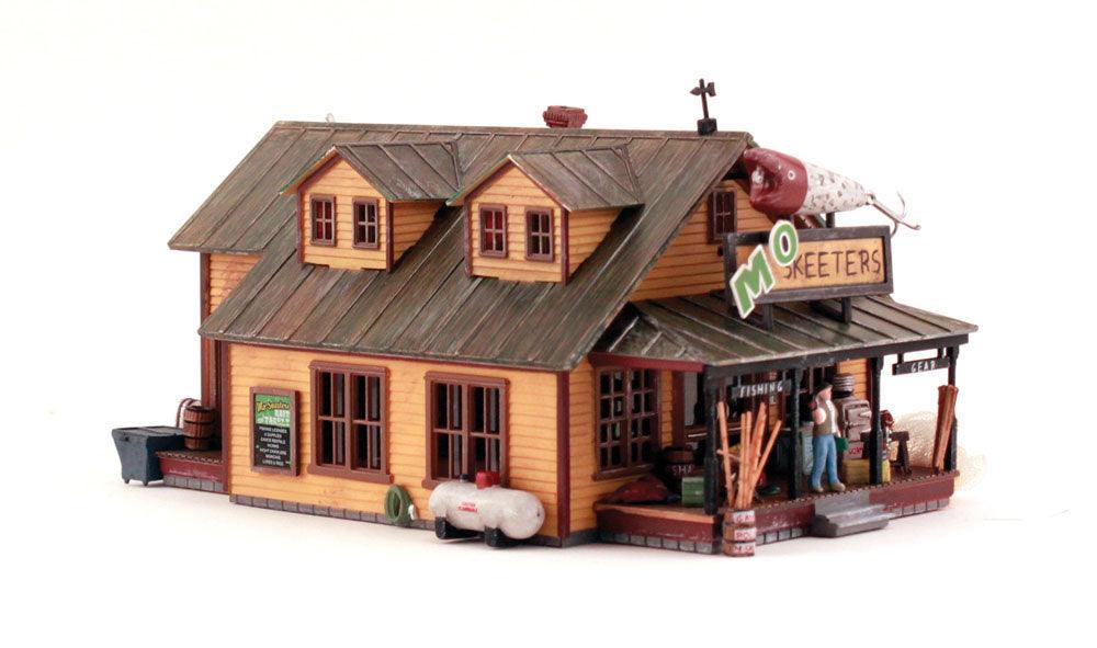 Woodland Scenics BR5047 HO Mo Skeeters Bait/Tackle Built-&-Ready Structure