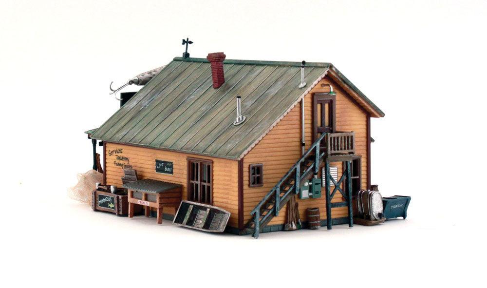 Woodland Scenics BR5047 HO Mo Skeeters Bait/Tackle Built-&-Ready Structure