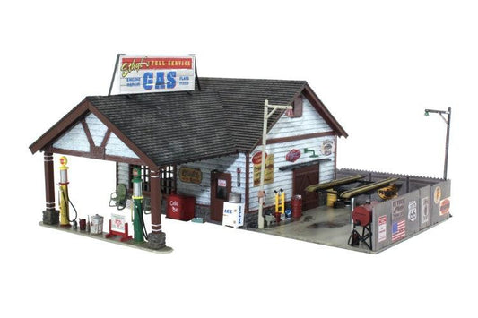 Woodland Scenics BR5048 HO Scale Ethyl's Gas & Service Built