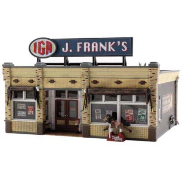 Woodland Scenics BR5050 HO Scale, J. Frank's Grocery Store Built & Ready