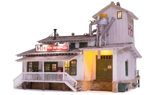 Woodland Scenics BR5059 HO Scale Building H&H Feed Mill
