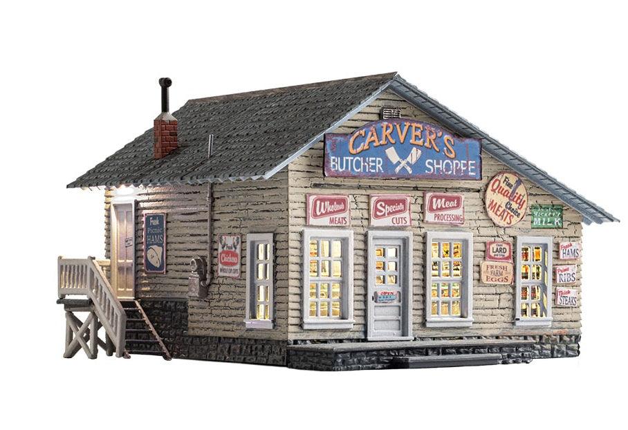 Woodland Scenics br5068 HO Scale Carver's Butcher Shoppe