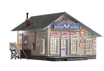 Woodland Scenics br5068 HO Scale Carver's Butcher Shoppe