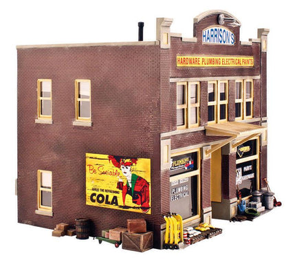 Woodland Scenics BR5842 O Harrisons Hardware Structure Built-&-Ready