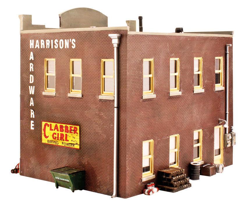 Woodland Scenics BR5842 O Harrisons Hardware Structure Built-&-Ready