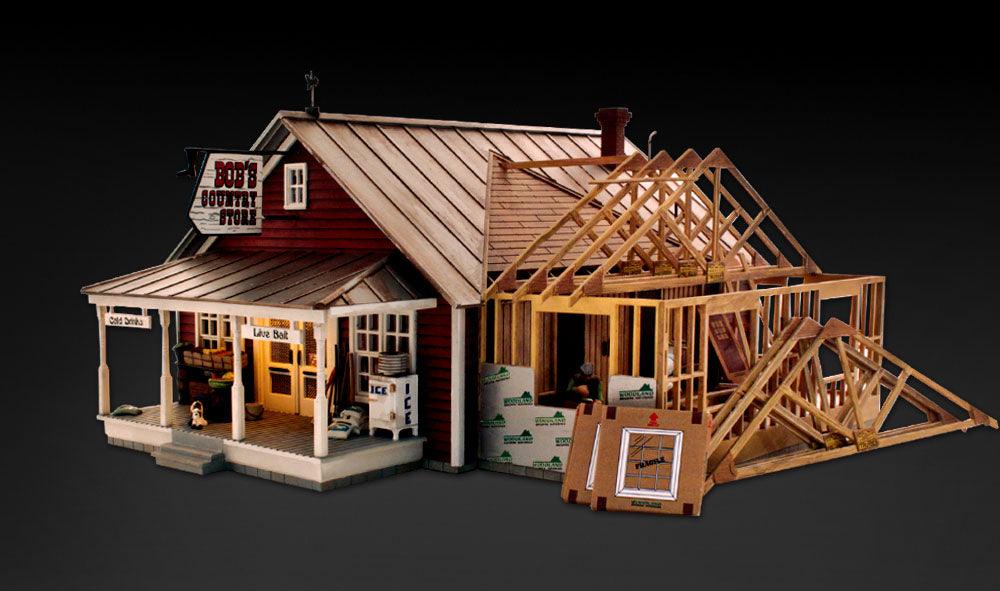 Woodland Scenics BR5845 O Country Store Expansion Structure Built-&-Ready