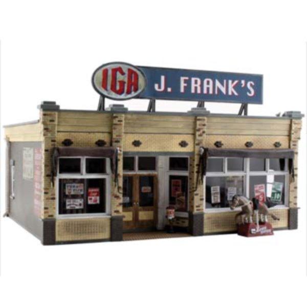Woodland Scenics BR5851 O Scale J. Frank's Grocery Store Built & Ready