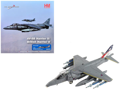 British Aerospace Harrier GR.9 Aircraft "ZD406 Royal Navy Strike Wing RAF Station Cottesmore" (2009) British Royal Air Force/Navy "Air Power Series" 1/72 Diecast Model by Hobby Master  free shipping USA