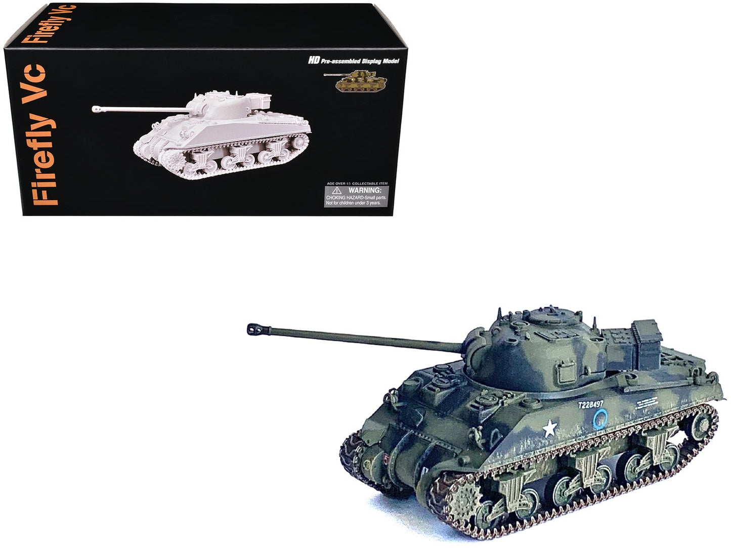 British Sherman Firefly VC Tank "1st Armoured Division Normandy France" (1944) "NEO Dragon Armor" Series 1/72 Plastic Model by Dragon Models  free shipping USA