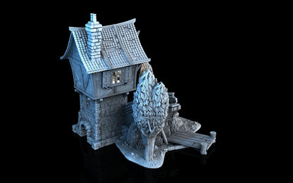 Adrian-3DP4U - Broken Bridge - 28mm