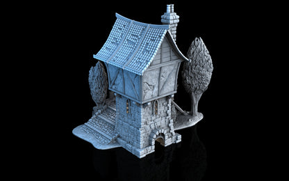 Adrian-3DP4U - Broken Bridge - 28mm