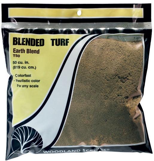 Woodland Scenics T50 Turf Fine Blended Earth Bag 30oz Train Scenery