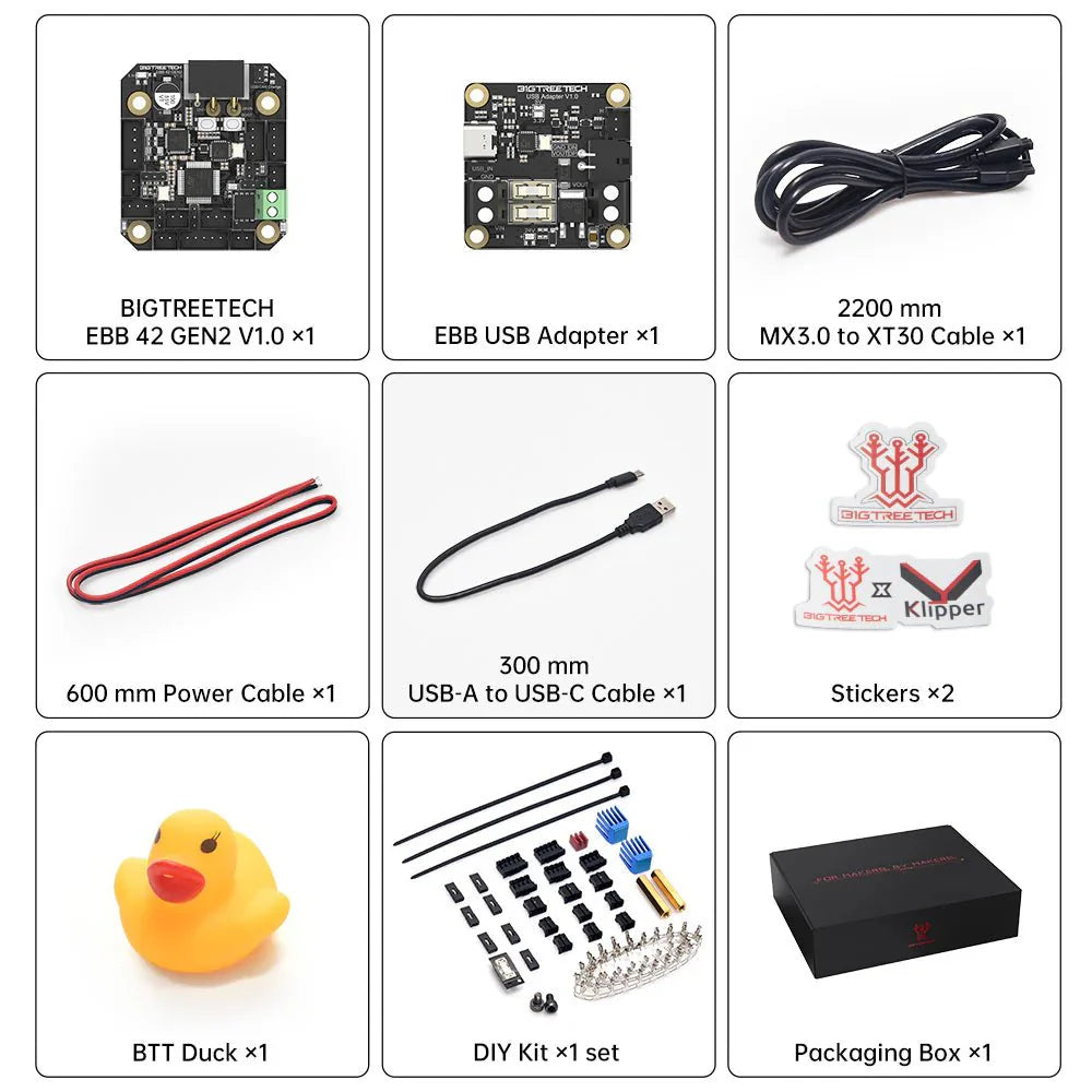 BTT EBB36 / EBB42 GEN 2 USB and CAN bus Klipper Expansion PCB High Temp