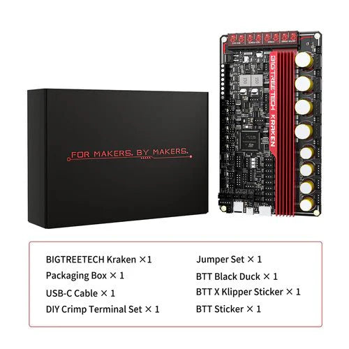 BTT Kraken Ultra High Performance High Current 8-Axis / Stepper Controller Board / 3D Printer Control System