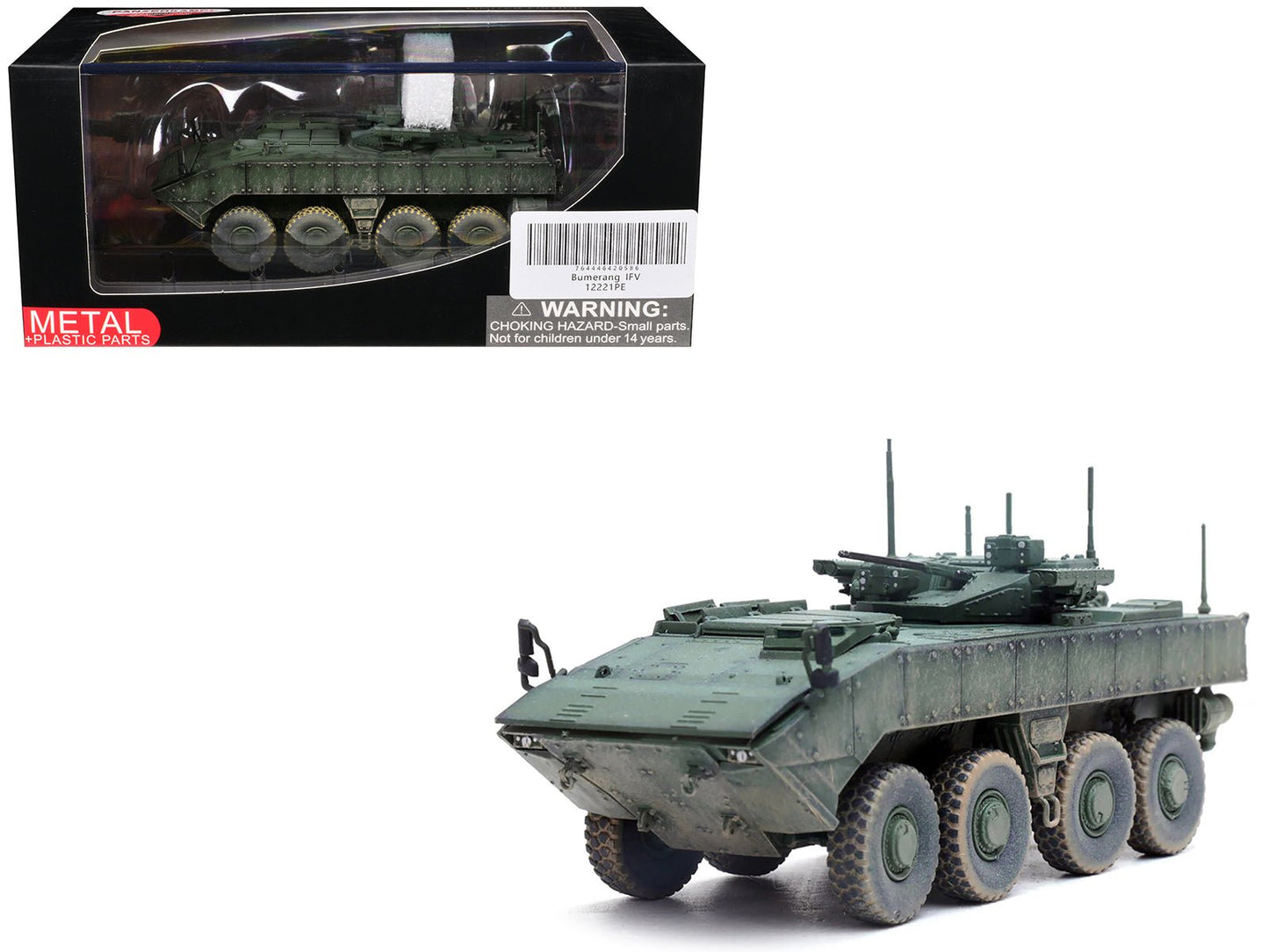 Bumerang (Object K-17) IFV (Infantry Fighting Vehicle) "Russian Army" Green Camouflage "Armor Premium" Series 1/72 Diecast Model by Panzerkampf  free shipping USA