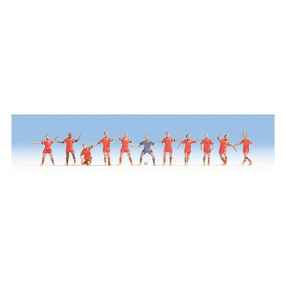Noch 15967 HO Scale Belgian Soccer Team -- pkg(11)