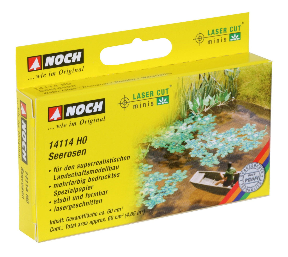Noch 14114 All Scale Water Lilies Laser-Cut Minis, 6 Plants