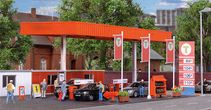 Kibri 38705 1/87 SB-Tankstelle Self-Service Gas Station Kit