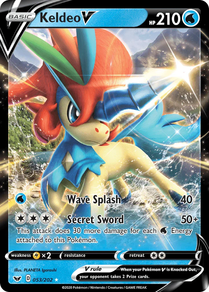 Keldeo V (053/202) [Sword & Shield: Base Set]