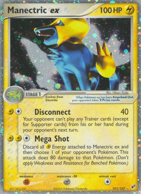 Manectric ex (101/107) [EX: Deoxys]