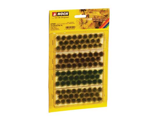Noch 7005 All Scale Grass Tufts XL, 9mm, Pack of 104