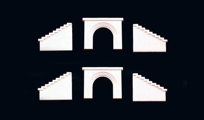 Woodland Scenics C1163 N/HO Masonry Culverts (2) Train Scenery