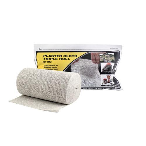 Woodland Scenics C1192 Plaster Cloth Triple Roll 8"x45'