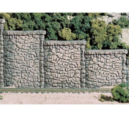 Woodland Scenics C1261 HO Random Stone Wing Wall (3) Train Scenery