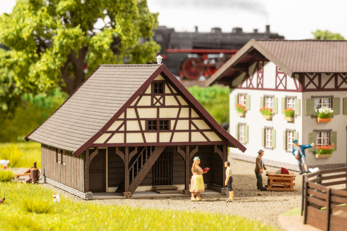 Noch 66715 HO Scale Agricultural Outbuilding Laser-Cut Kit