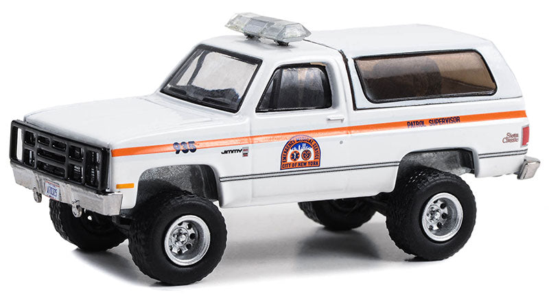 Greenlight 30445 1/64 Scale Nyc Ems - 1986 Gmc Jimmy City Of