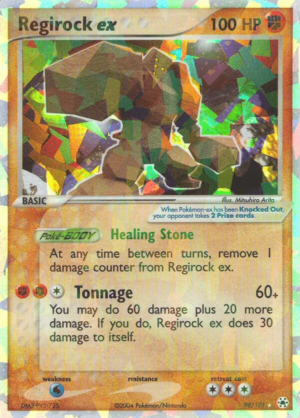 Regirock ex (98/101) [EX: Hidden Legends]