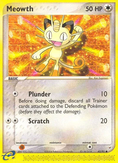 Meowth (42/95) [EX: Team Magma vs Team Aqua]