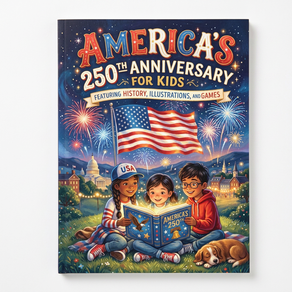 America's 250th Anniversary for Kids (Softcover Book)