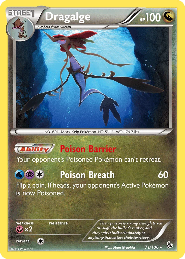 Dragalge (71/106) [XY: Flashfire]