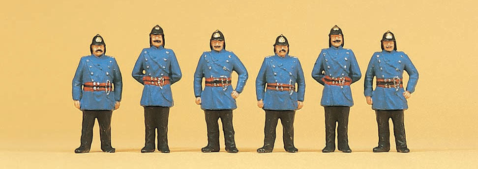Preiser 12102 HO Scale 1900s Firemen Figure Set