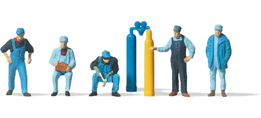 Preiser 79214 N Scale US Railway Personnel Figure Set