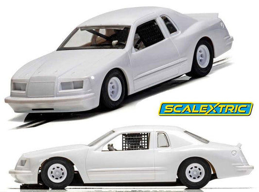 Scalextric C4077 Ford Thunderbird White Unpainted 1/32 Slot Car DPR